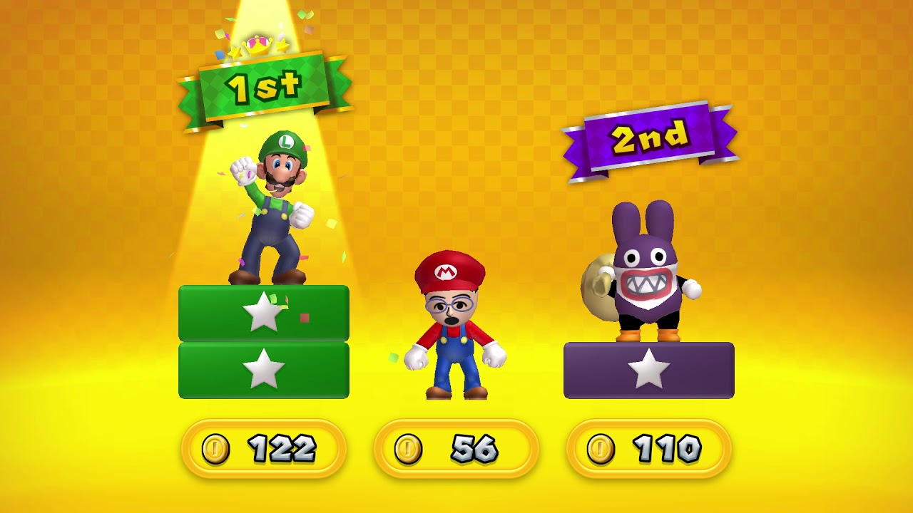 뉴 슈퍼마리오 브라더스 U 디럭스 (3인플) 코인 배틀 동전 모으기 우정 파괴 주의 ㅋㅋ