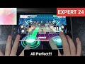 [バンドリ/ガルパ] ホワイト ノスタルジア (White Nostalgia)  - [Expert 24]「手元動画/All Perfect」