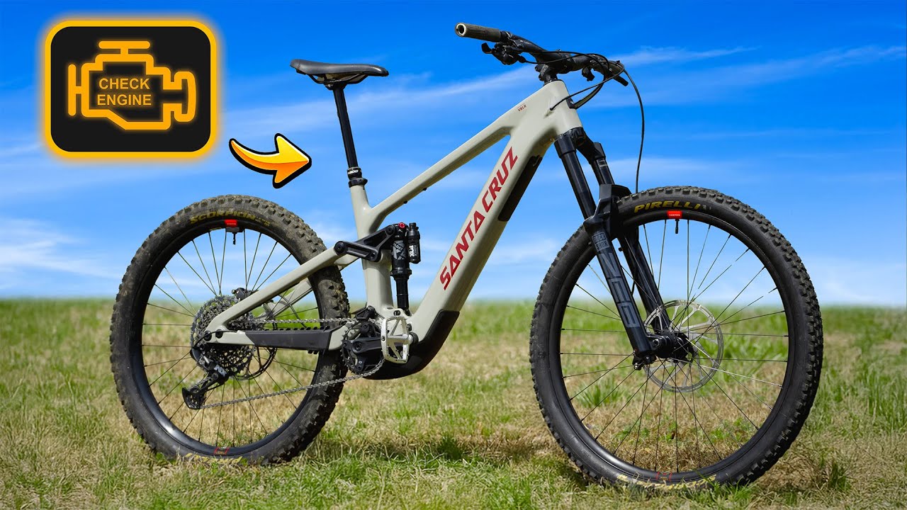 Я купил новый электровелосипед Santa Cruz, но он мне не очень понравился.