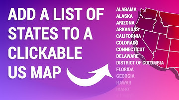 How to Add a List of States in the US Map Plugin