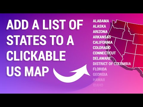 How to Add a List of States in the US Map Plugin