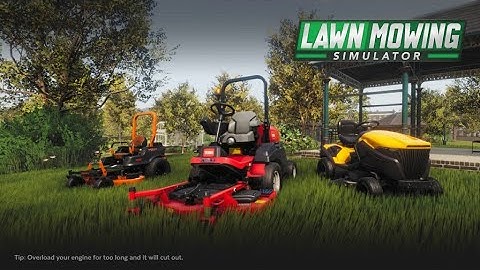 Lawn  Mowing Simulator First look!
