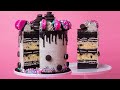 GIANT Cookies and Cream Drip Cake! | How To Cake It Step By Step