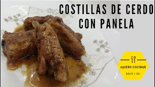 COSTILLAS DE CERDO CON PANELA / QUIERO COCINAR