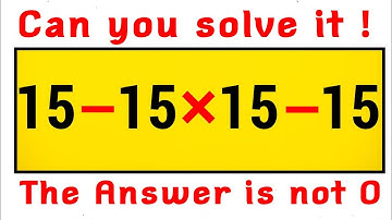 Can you solve this Tricky maths Question ⁉️ | The Answer is not 🚫 