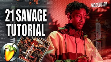 How Metro Boomin Make Dark Trap Beats For 21 Savage (Savage Mode 2) Fl Studio Tutorial