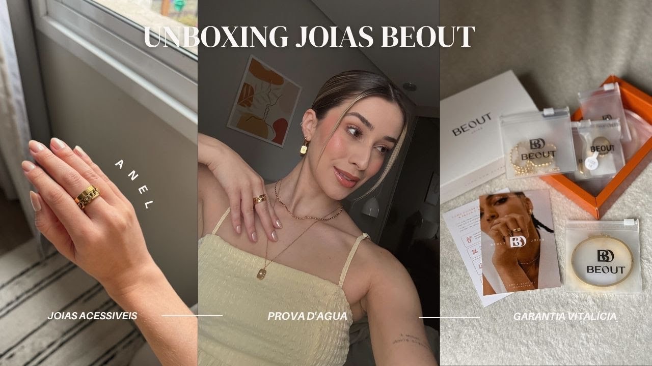 Como escolho meus acessórios para minha rotina e unboxing Joias BEOUT, vale a pena? | Carine Reis