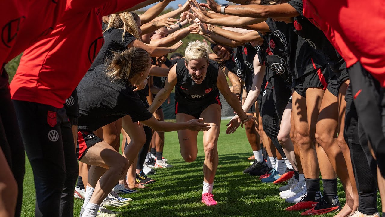 USWNT Mic'd Up | Megan Rapinoe's Last Training Session
