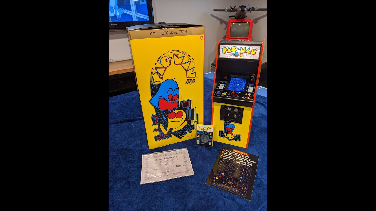 Mini Pac Man arcade unboxing the little 1/4 scale replica cabinet by Numskull (Rubber Road)