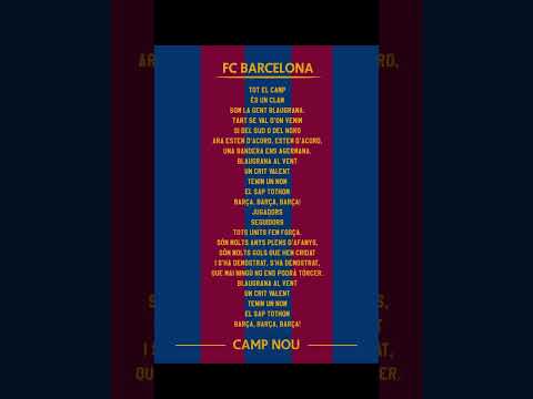 Barcelona Official Anthem Full Lyrics 