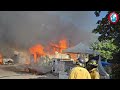 House fire rages in Kencot, St Andrew