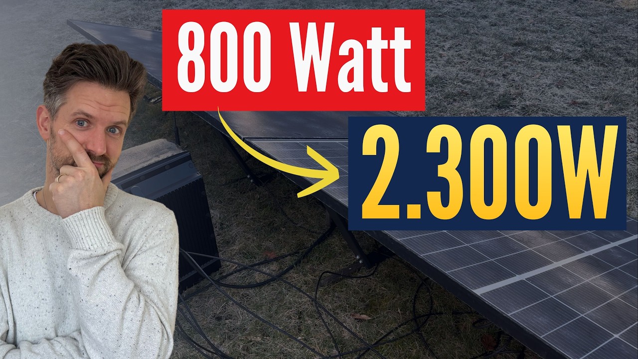 EcoFlow UltraX Balkonkraftwerk 2300 Watt Praxistest – auf YouTube ansehen
