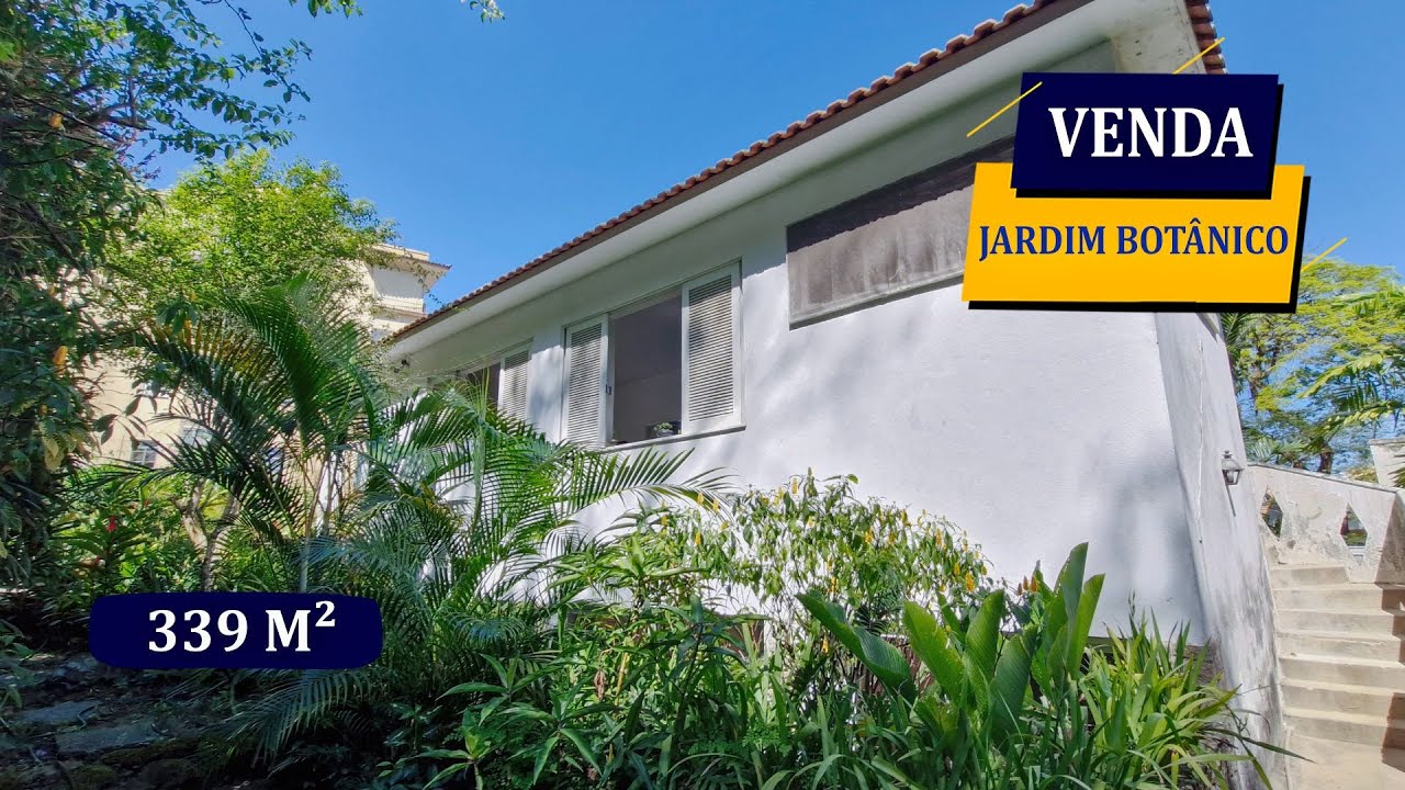 ALTO JARDIM BOTÂNICO OPORTUNIDADE CASA PARA RETROFIT VISTAS PANORÂMICAS NATUREZA EXUBERANTE 339M²