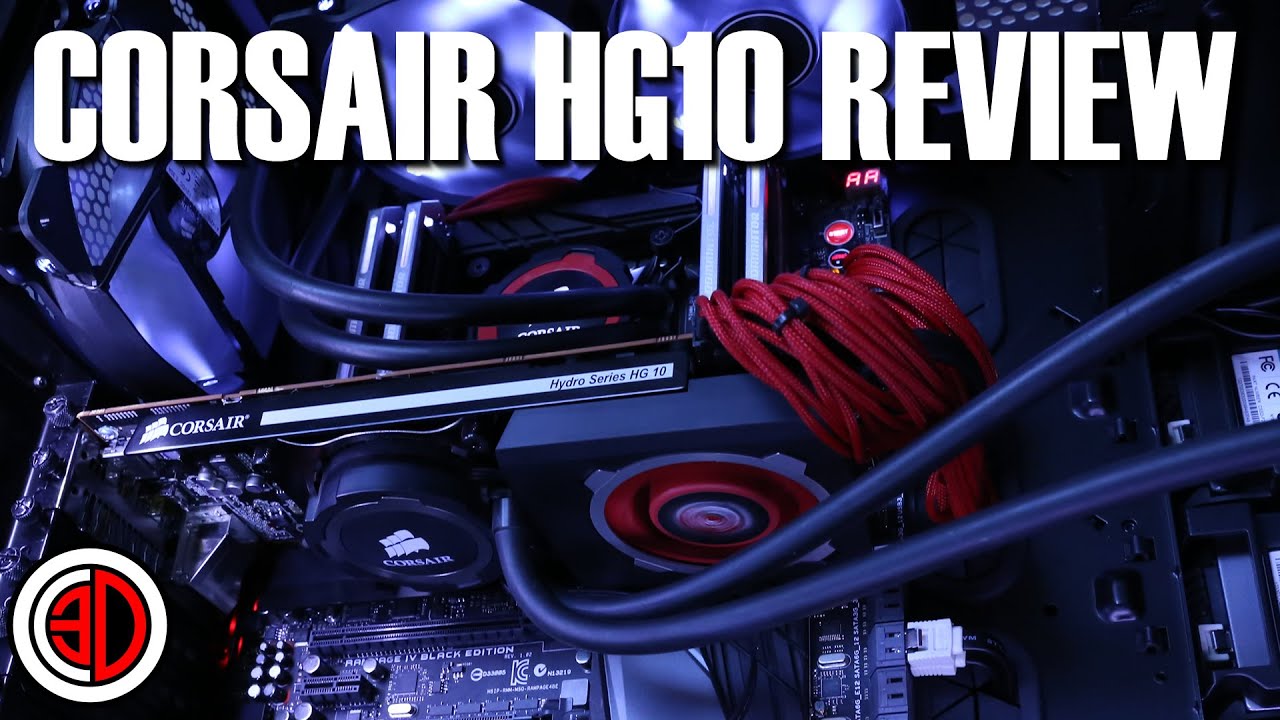 Taknemmelig udgør Udholdenhed Corsair HG10 GPU Hybrid AIO Cooling Review - YouTube