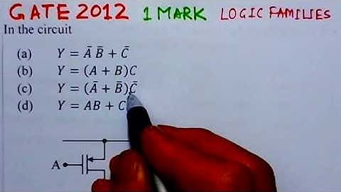 Video Solution to GATE ECE - 2012 Problem -Logic Families(V Problem)