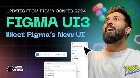 Figma UI3 – Experience The New UI – Figma Config 2024