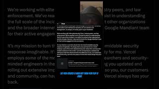 Vercel security breach and mitigations