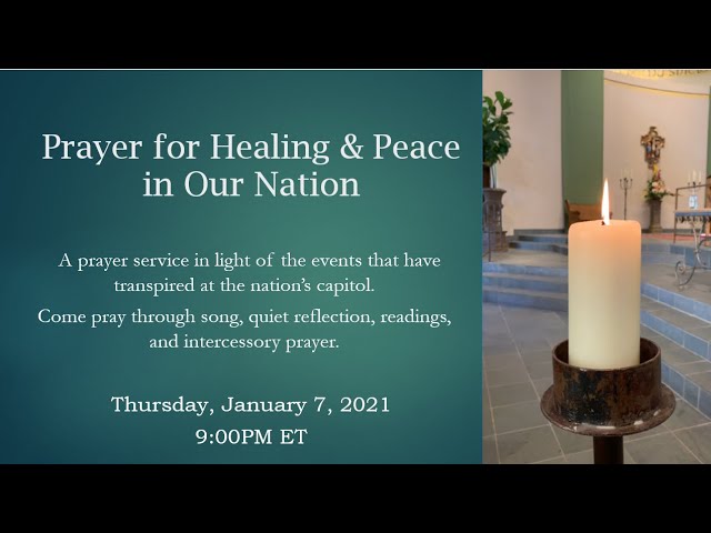 Prayer For Our Nation - Prayer Recording Available