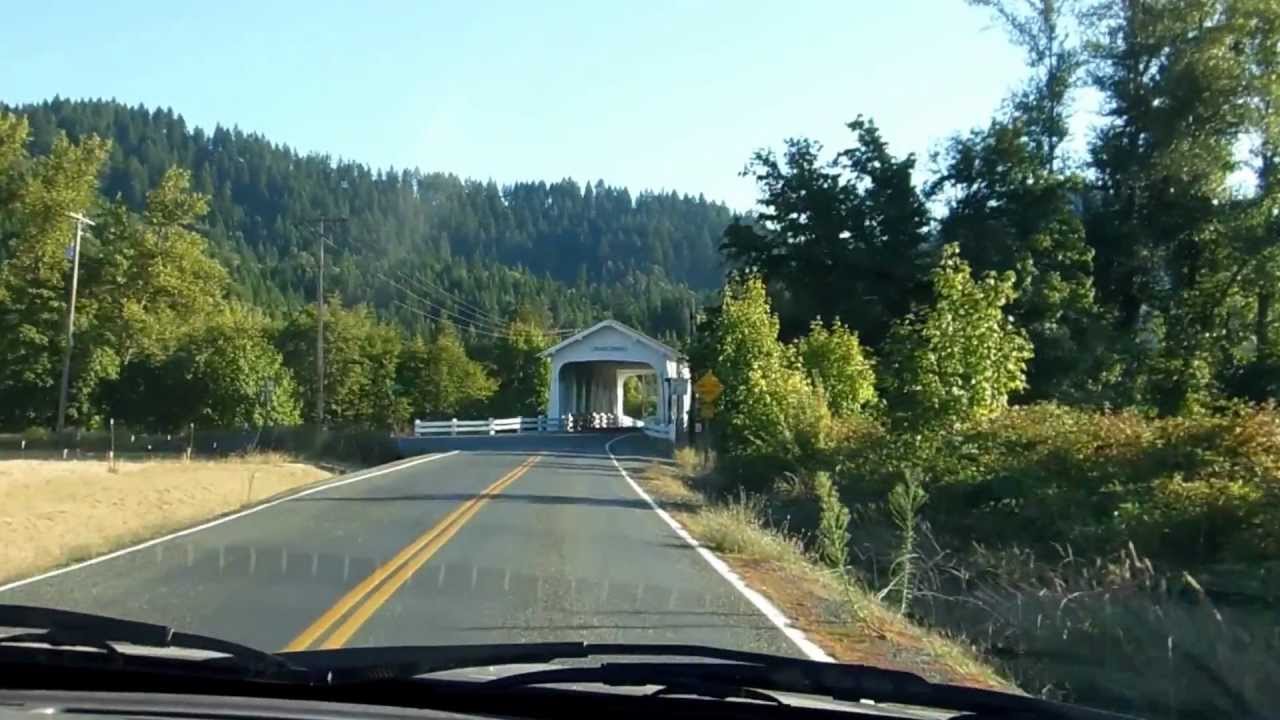 Grave Creek Covered Bridge Sunny Valley, Oregon YouTube
