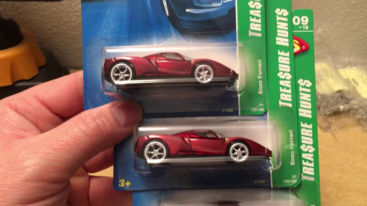 hot wheels enzo ferrari super treasure hunt