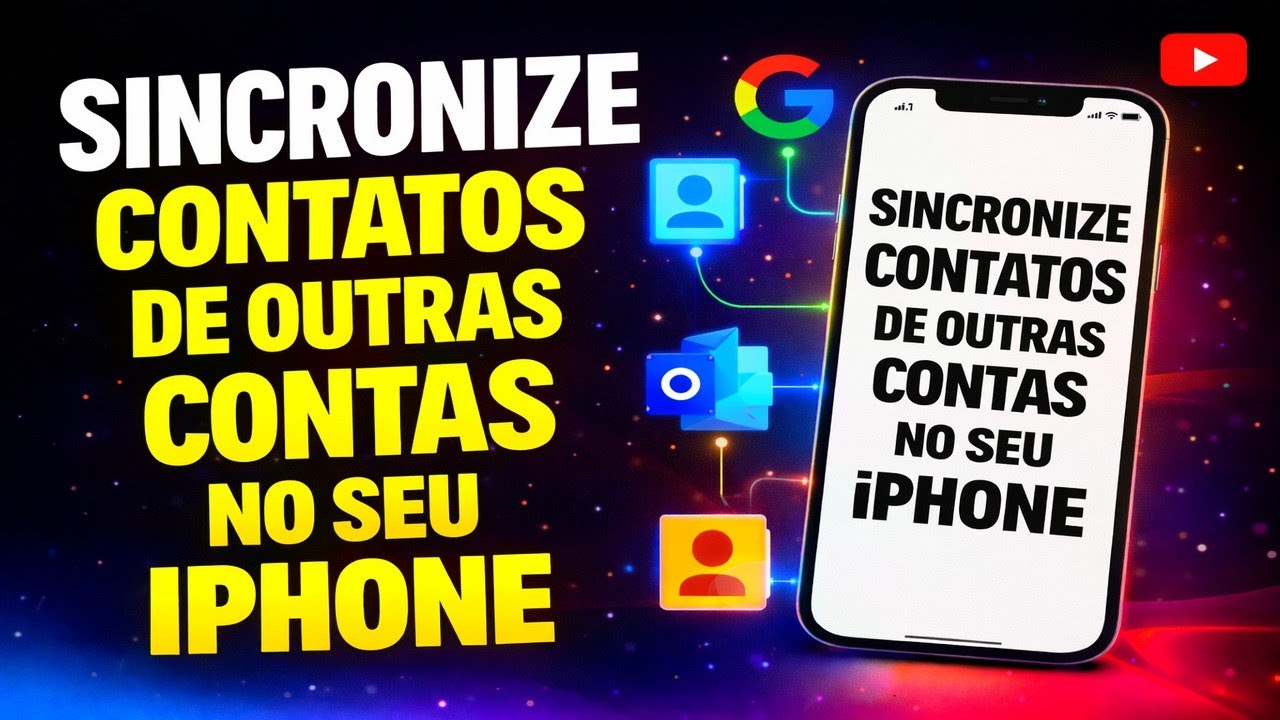SINCRONIZE CONTATOS DE OUTRAS CONTAS NO SEU IPHONE - YouTube
