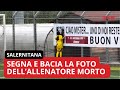 Baby Calciatrice segna e corre a baciare la foto del mister appena morto