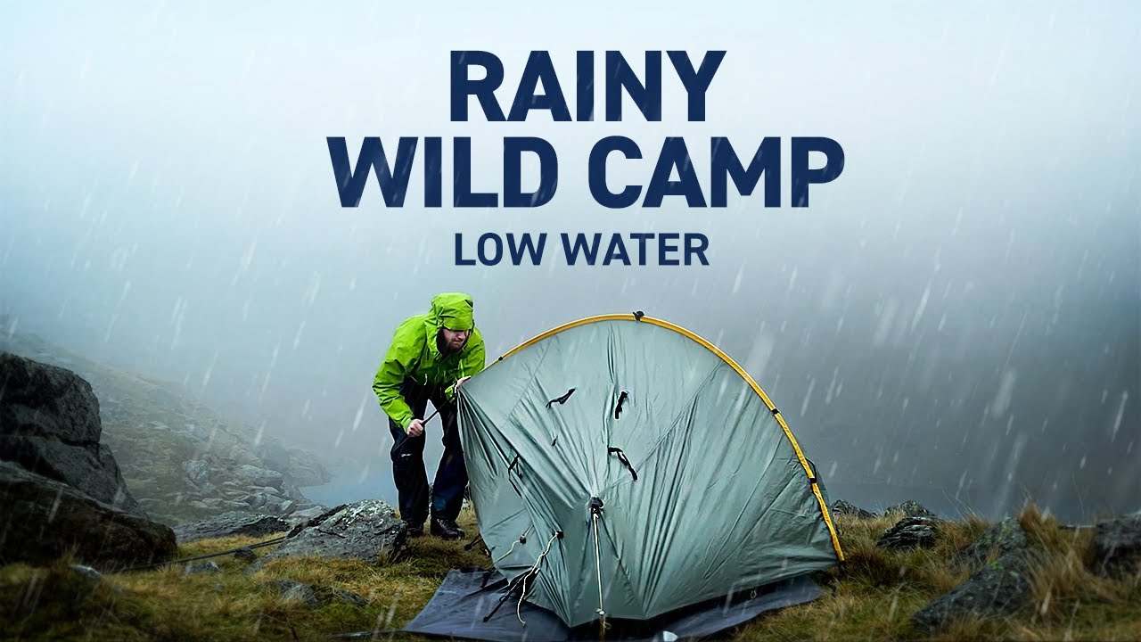 Rainy Wild Camp Low Water Scarp 1 Hilleberg Soulo New Alcohol Stove Setup YouTube