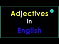 İngilis dili - Adjectives