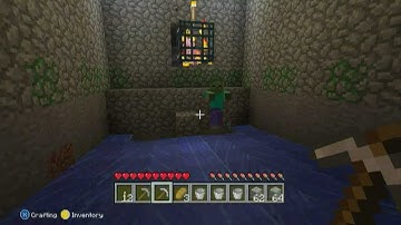 Minecraft Survival Lets Play Ep. #5 - Building Mob Spawner Trap ( Xbox 360 Minecraft )