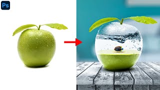 Photo Manipulation in Photoshop | Apple and Fish | Photoshop Tutorial