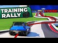 Can i beat trackmanias training campaign with the rally car