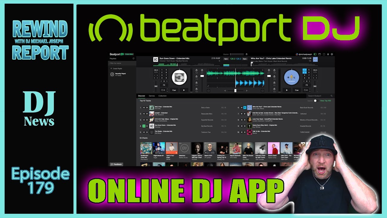 Beatport Online DJ App The Rewind Report e179 w/ DJ Michael Joseph