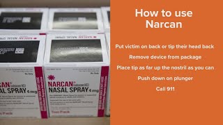 How to use Narcan as overdose reversal drug hits shelves