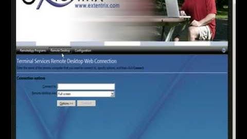 Microsoft TSWeb Access Customization by Extentrix.