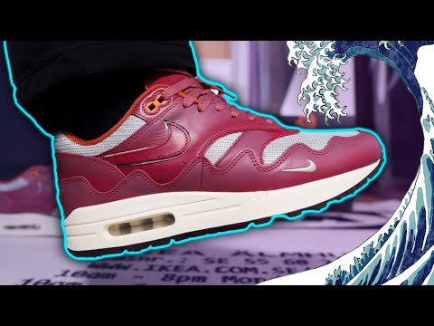 BEST ONE SO FAR!!! Nike Air Max 1 Patta Waves Rush Maroon BEST ONE SO FAR!!! Nike Air Max 1 Patta Waves Rush Maroon