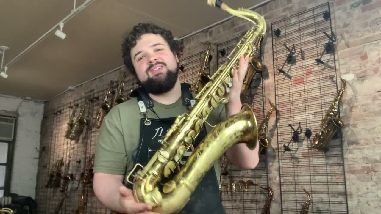 Beautiful Conn 10M Tenor Original Lacquer Full Overhaul Rolled Tone Holes! www.newyorksax.com