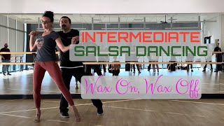 Intermediate Salsa Dancing | Pattern 8 | Wax On, Wax Off Combo