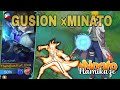 GUSION × MINATO COLLAB SKIN😍#mobilelegends#moba5v5#gusion