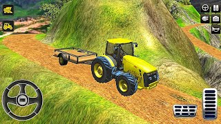Offroad  Tractor Trolley Drive Farming Simulator - Uphill Mountain Drive Game - Android Gameplay screenshot 3