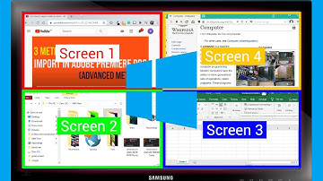 How to Split Screen in Windows 10 | Split 4 Screen | Multitasking | Snapping | 2020 Snap Assist