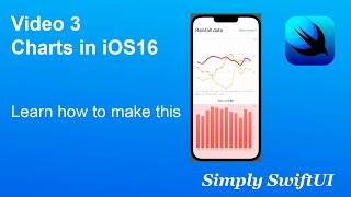Video3 iOS16 Make a chart application - simple app to show data in two charts screenshot 5