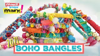 HOW to Make Jewelry  Boho Bangles 2021  The New Friendship Bracelet