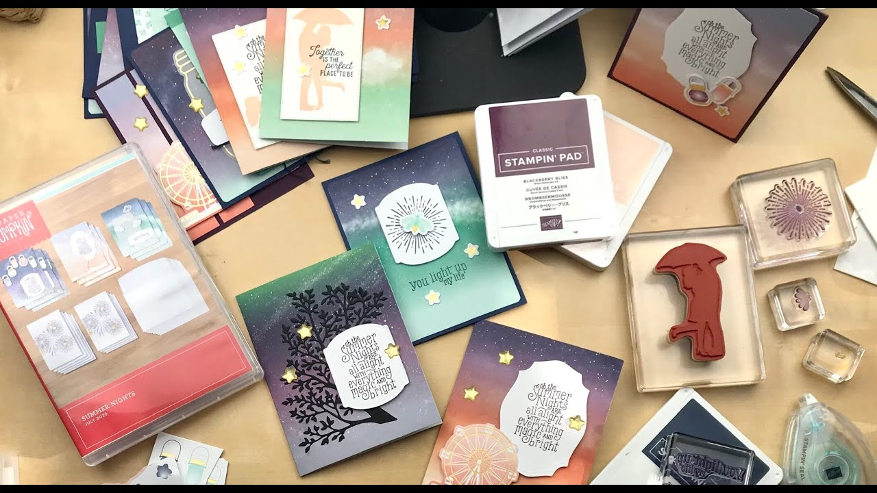 July 2020 Summer Nights Paper Pumpkin Alternative Projects