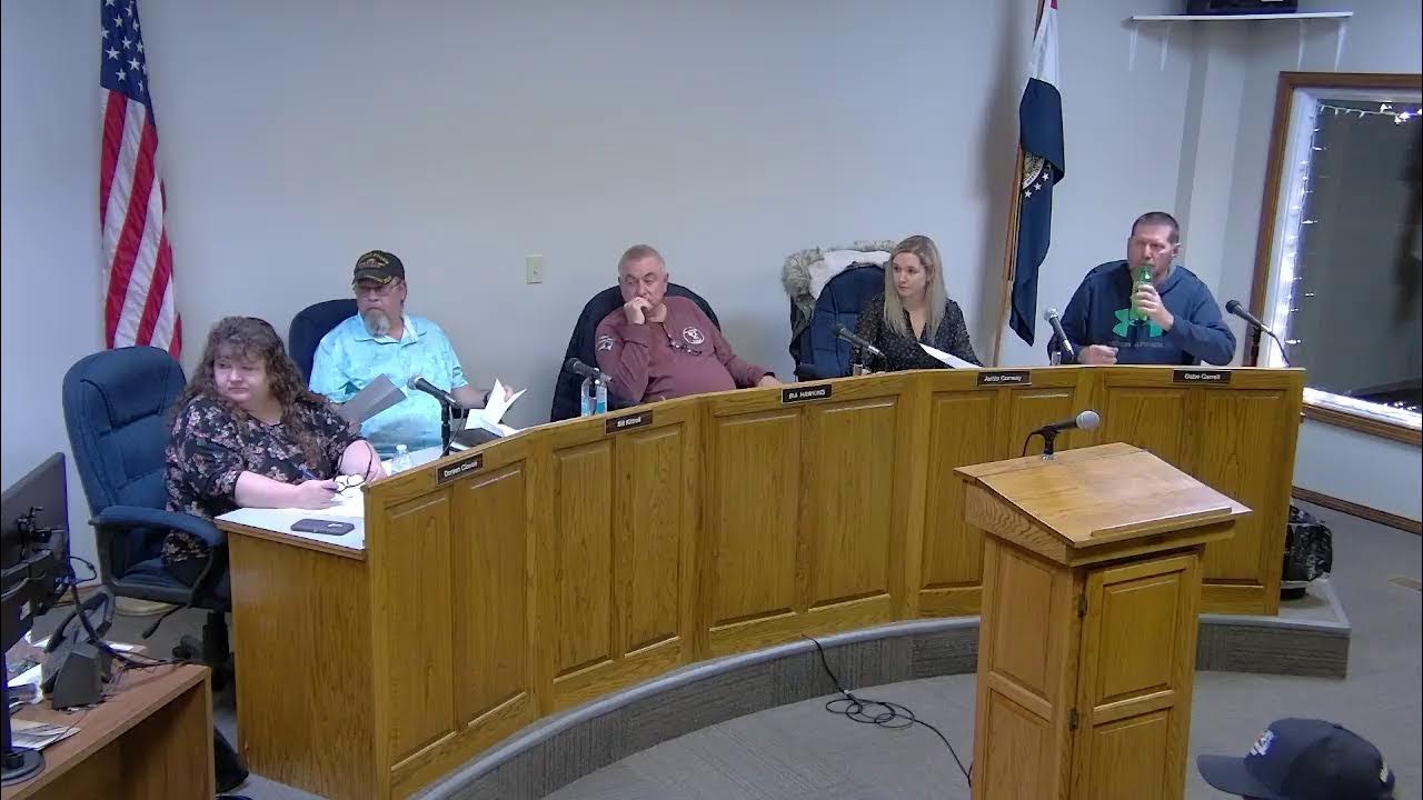 20221213 Granby, MO City Council Meeting YouTube