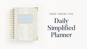 Peek Inside the 2023-2024 Daily Simplified Planner | Simplified® by Emily Ley