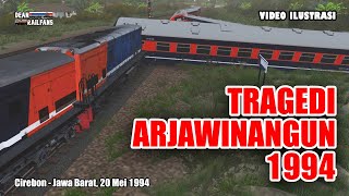 1994 ARJAWINANGUN TRAGEDY - Tegal Arum train crashes into Senja Ekonomi Solo train | Train Simulator