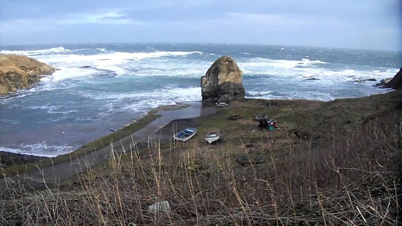 Blustery Day At Staxigoe, Caithness 3 January 2014