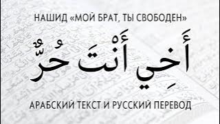 Мой брат, ты свободен / أخي أنت حرّ