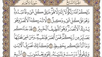 سورة الأنعام الربع الثامن من الجزء السابع الشيخ احمد العجمي