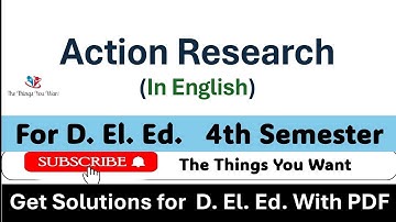 Action Research//Deled 4th semester Activities//internship activities